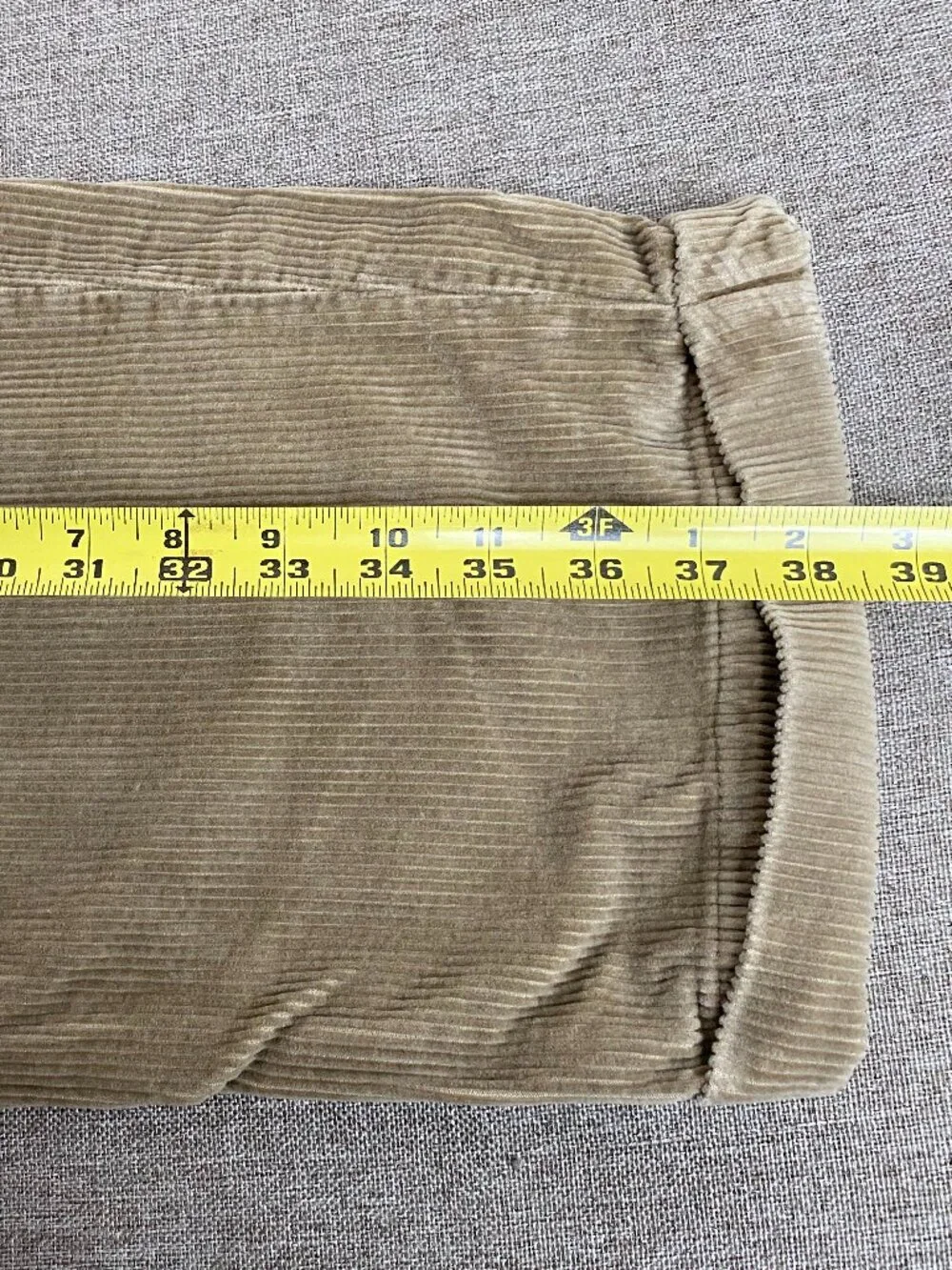 VTG Nautica Rigger Classic Fit Corduroy Dress Pants Men's 36 x 30 Mid Rise Brown